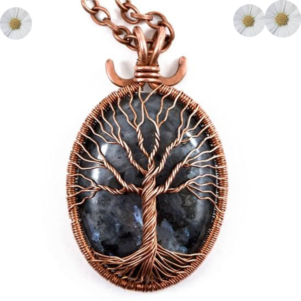 New Trendy 2025 Handmade 10To15MM Round Shape Blue Lace Agate Gemstone Metal Pendant Bezel With Wire Wrapped Set For Happy Birthday Gift For Wife For Her Metal Brass Pendants