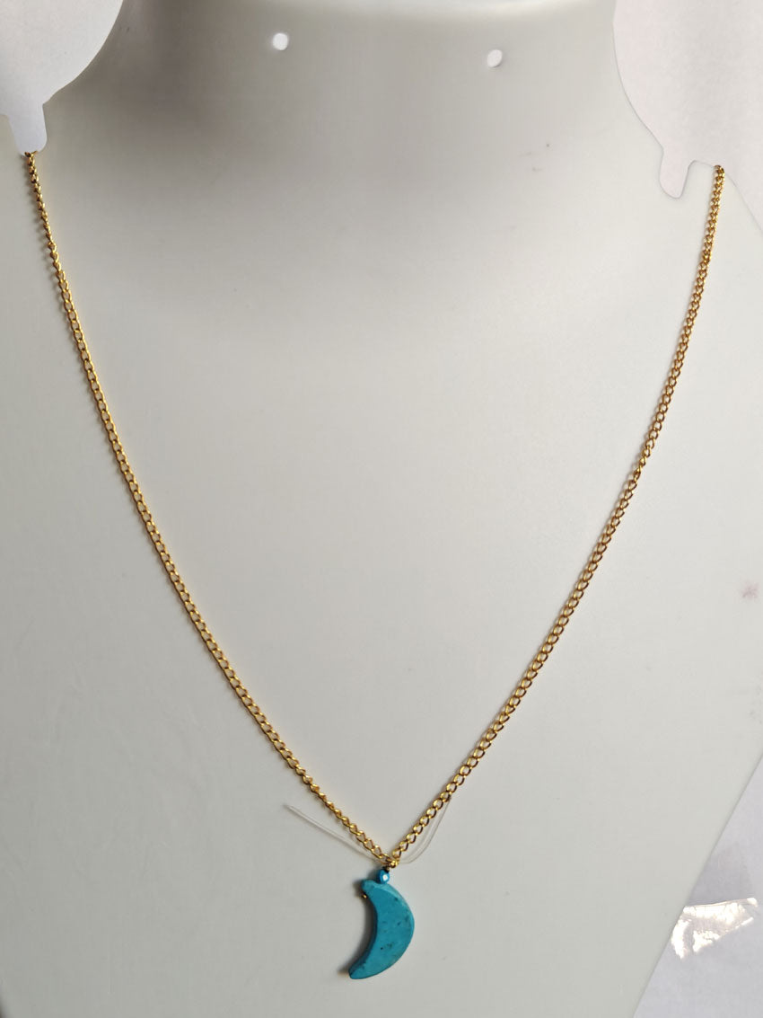 Handmade 925 Sterling Silver Gold Plated Necklace 10MM Oval Shape Tibetan Turquoise Gemstone Drilled Set Necklace Anniversary Gift For Women Necklace