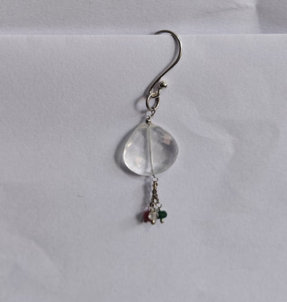 Handmade 925 Sterling Silver Dangle Gemstone Earrings