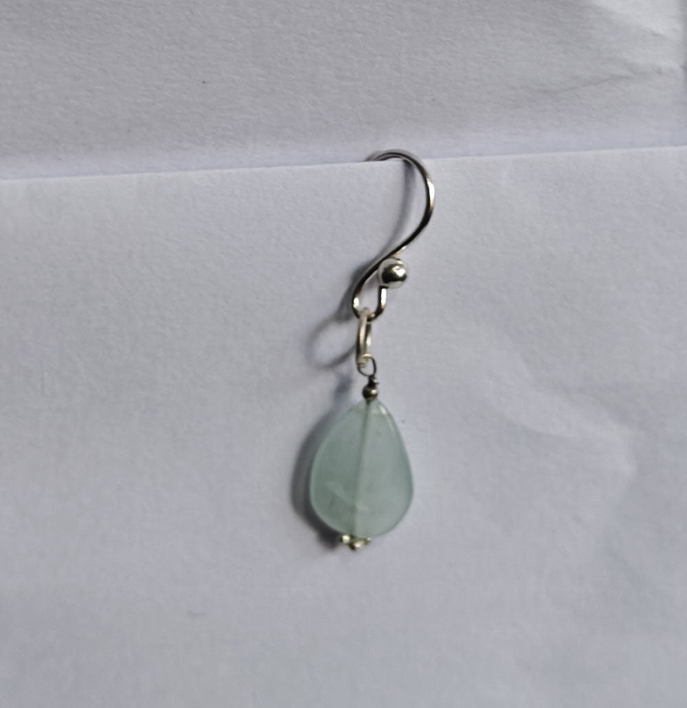 Handmade 925 Sterling Silver Dangle Gemstone Earrings