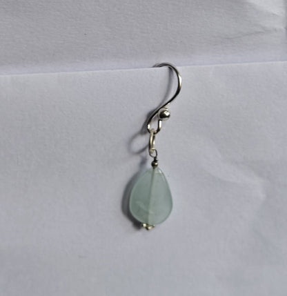 Handmade 925 Sterling Silver Dangle Gemstone Earrings