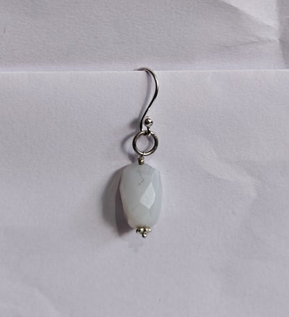 Handmade 925 Sterling Silver Heart Dangle Earrings