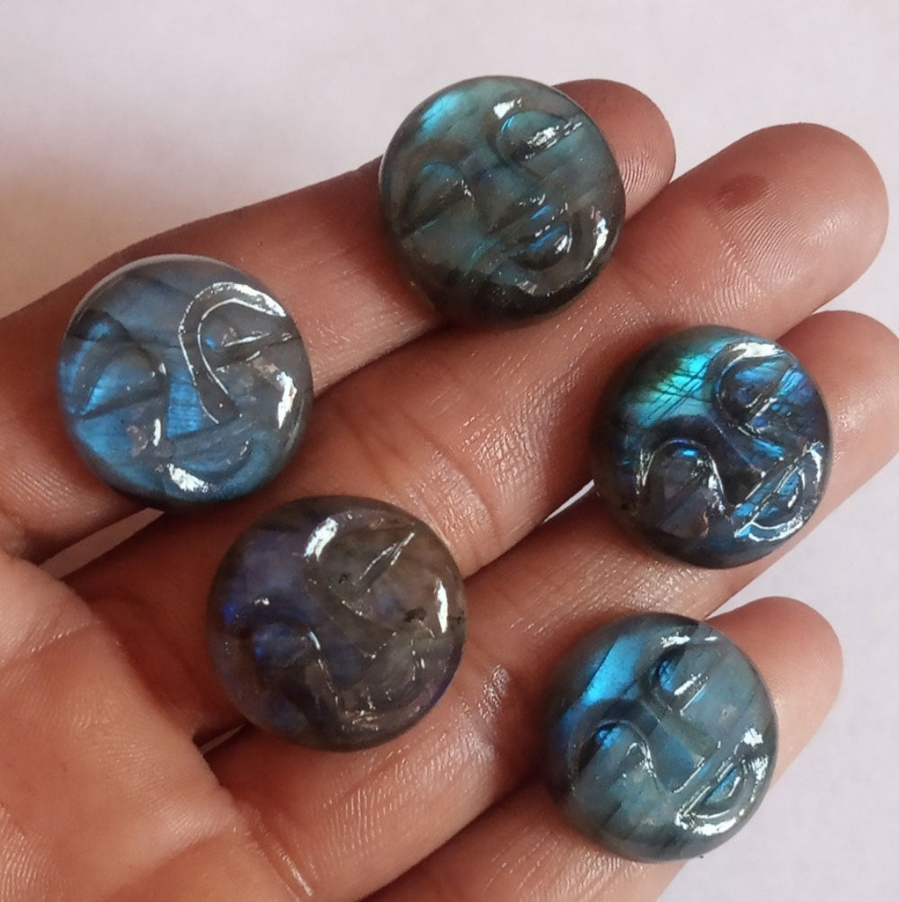 Handmade Raw Gemstone Raw Shape 15 To20MM Aquamarine Raw Natural Carving Stone For Used Making Jewelry