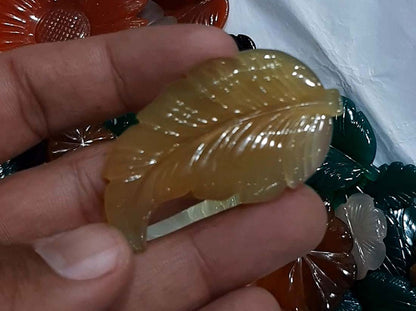 Handmade Carving Gemstone Eyes Flower Shape 20To30MM Labradorite Natural Carving Stone For Used Making Jewelry