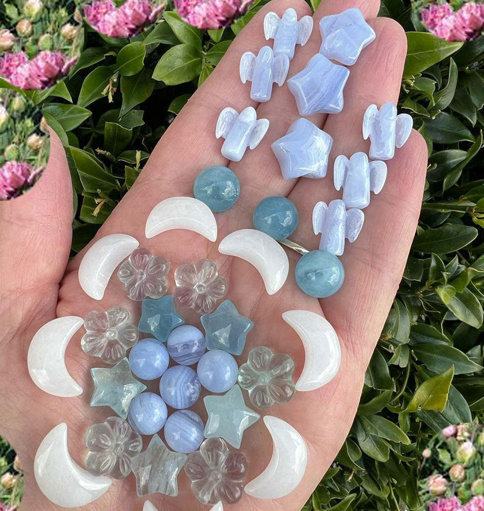 Handmade Carving Gemstone Mix Shape 12To20MM Multi Color Natural Carving Stone For Used Making Jewelry