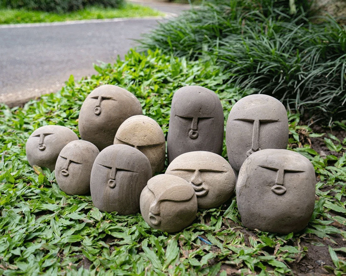 Carving Gemstone  Meme Face Funny Face Shape 1.5-3.5Inch Carving Stone For Home Decoration Carving Stone