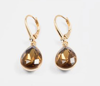 Buy 925 Silver Gold Plated Larimar Drop Earrings