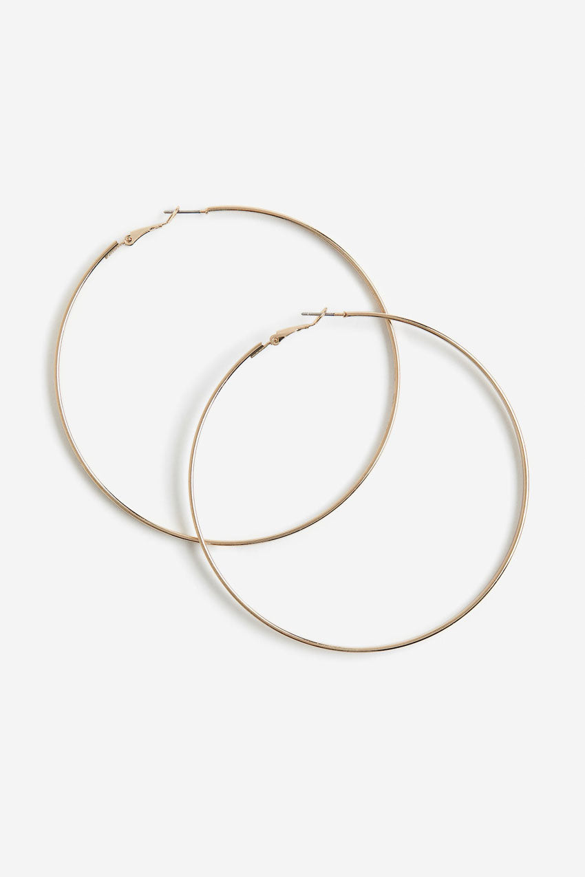 925 Sterling Silver Gold Plated Dangle Pair Hoop Earrings Handmade 10MM Round Shape Earring