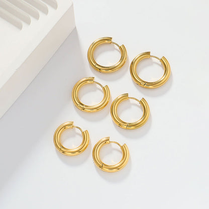 925 Sterling Silver Gold Plated Dangle Pair Hoop Earrings Handmade 20MM Round Shape Earring