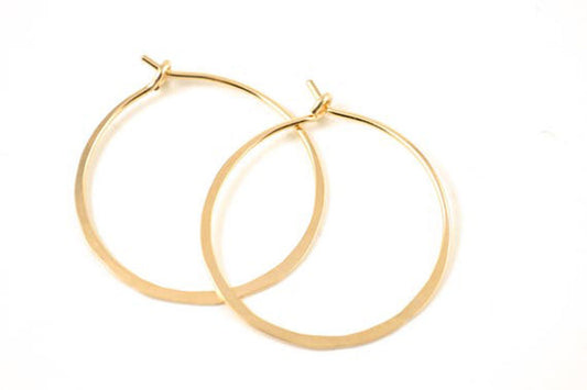 New Trendy 925 Sterling Silver Gold Plated Hoop Pair Earrings Handmade Size 20MM Round Shape Earring