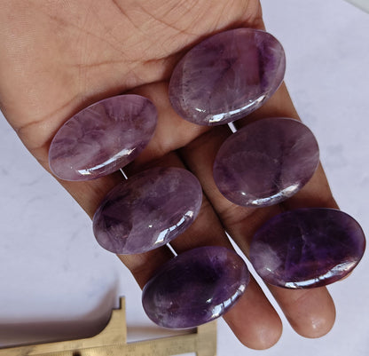 Amethyst Oval Shape Loose Gemstone Handmade