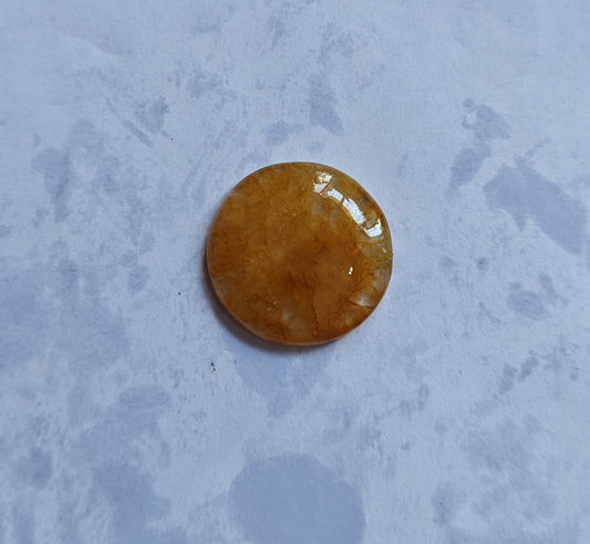 Yellow Aventurine Round Loose Gemstone Handmade