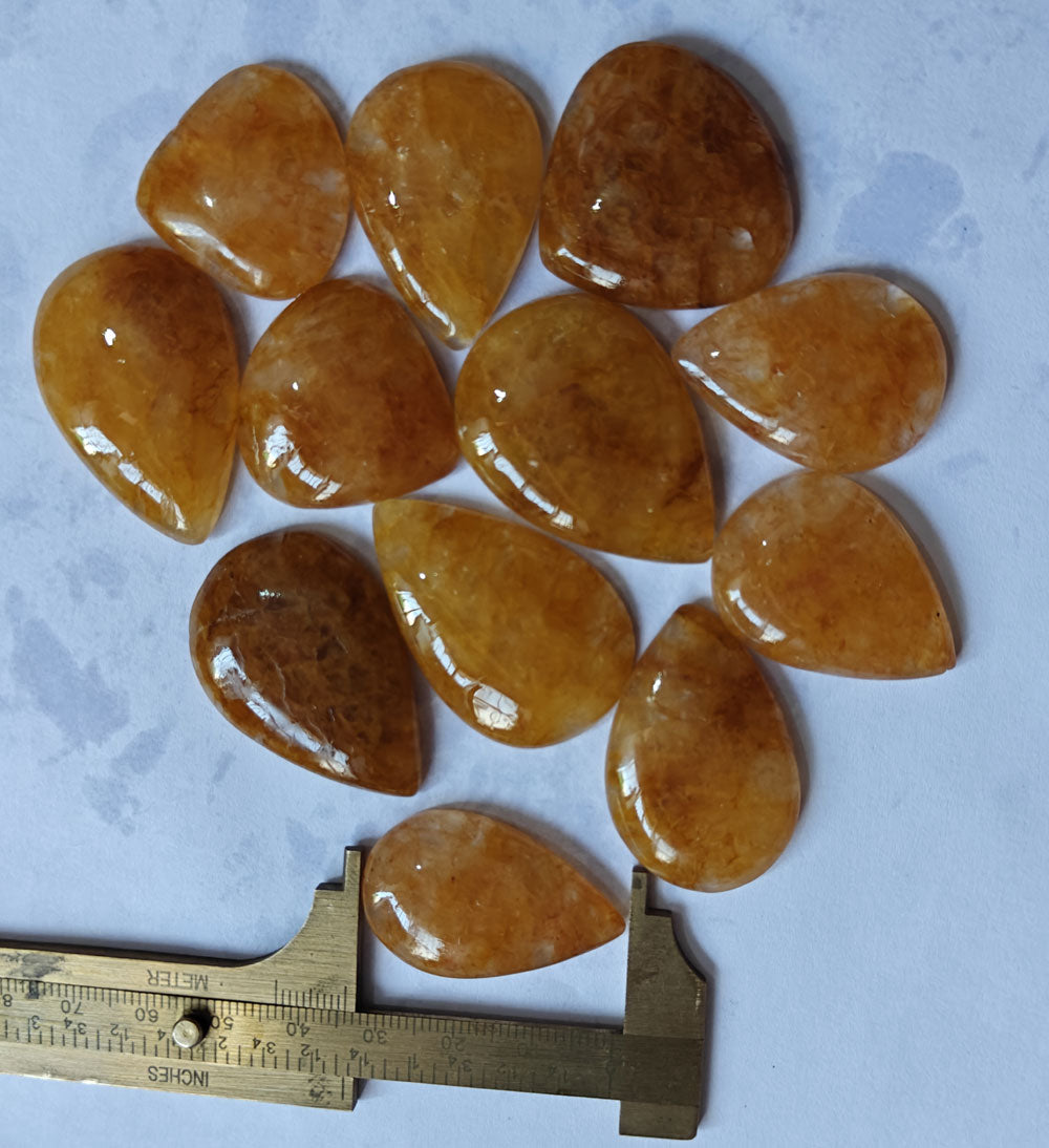 Handmade Yellow Aventurine Loose Gemstone
