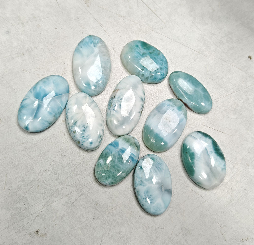 Handmade Larimar Loose Gemstone Free Size