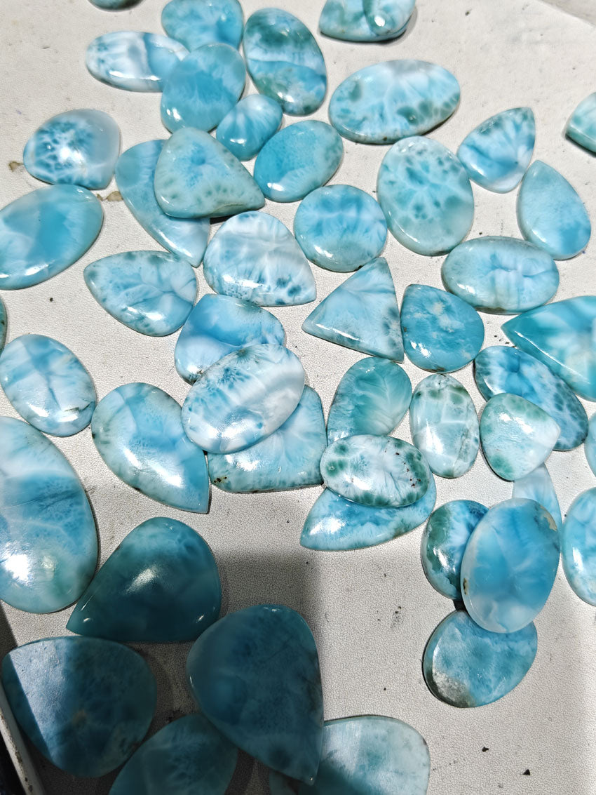 Larimar Mix Shape Loose Gemstone for Jewelry