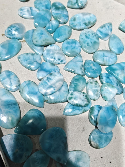 Larimar Mix Shape Loose Gemstone for Jewelry