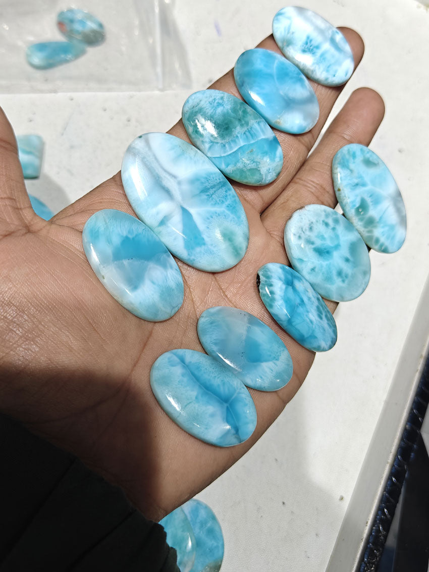 Larimar Mix Shape Loose Gemstone for Jewelry