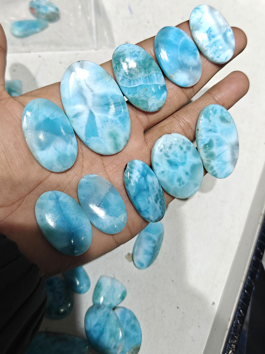 Larimar Mix Shape Loose Gemstone for Jewelry