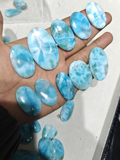 Larimar Mix Shape Loose Gemstone for Jewelry