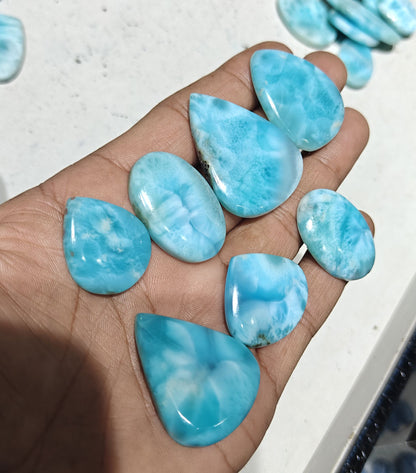 Larimar Mix Shape Loose Gemstone for Jewelry