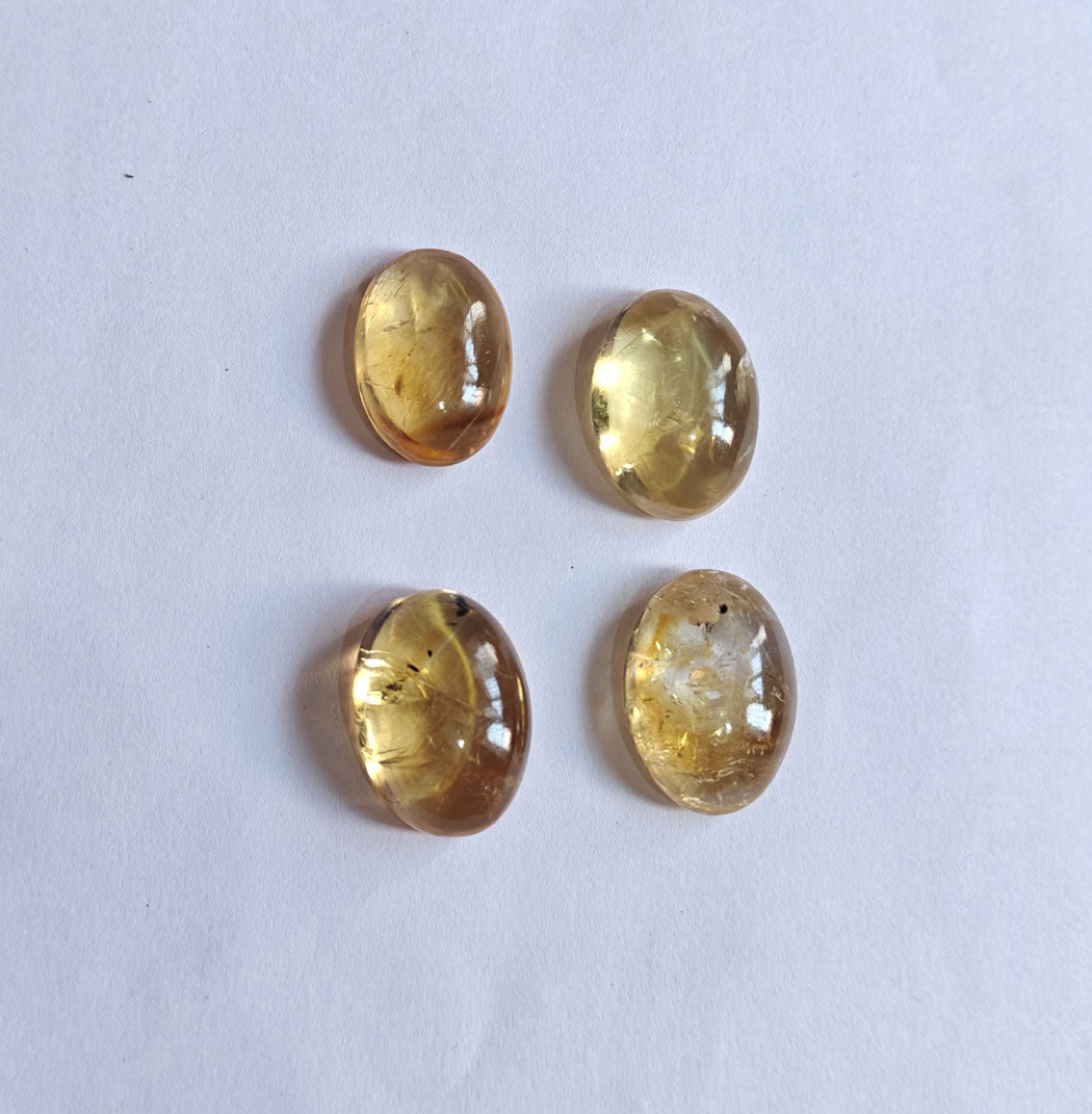 Citrine Oval Shape Loose Gemstone Handmade