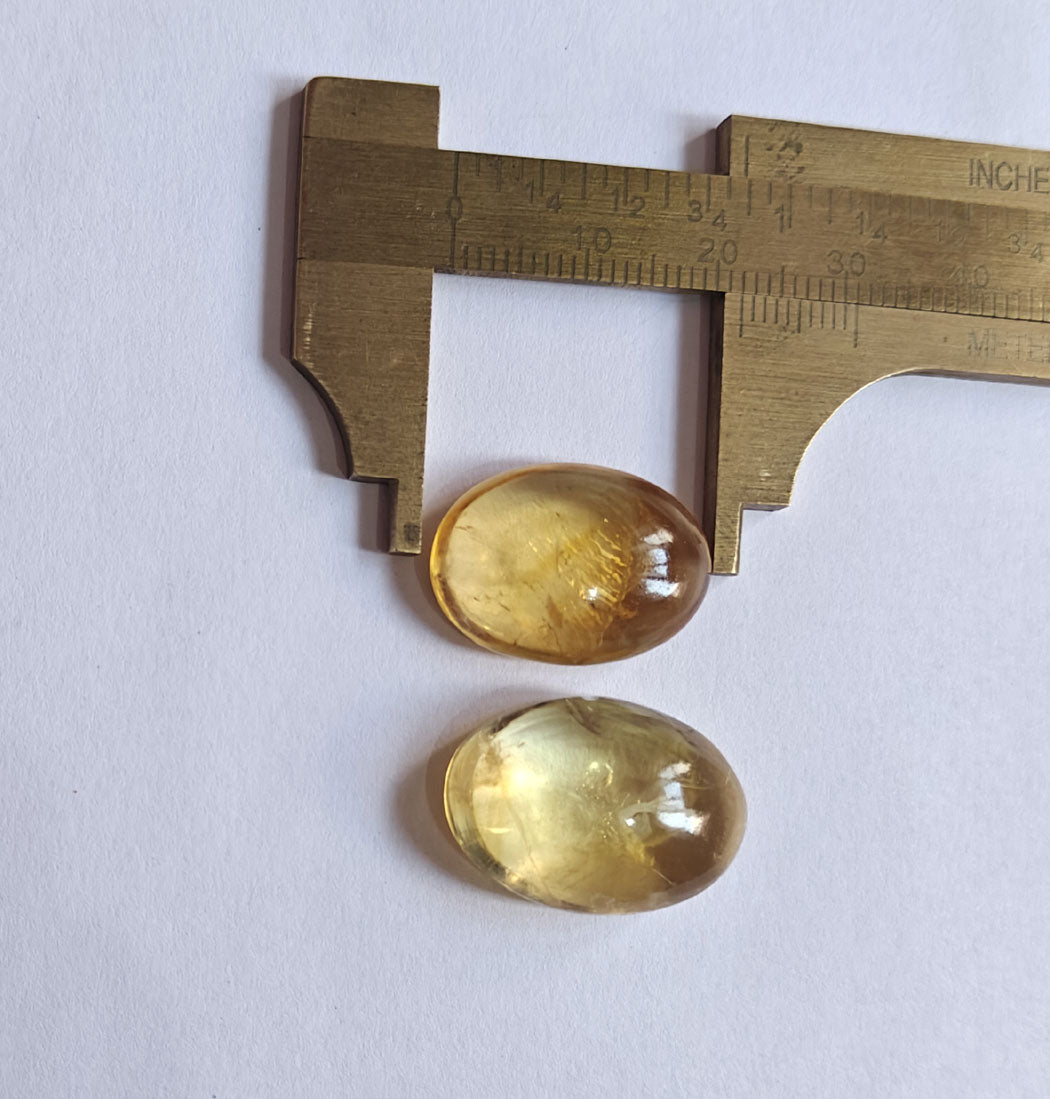 Citrine Oval Shape Loose Gemstone Handmade
