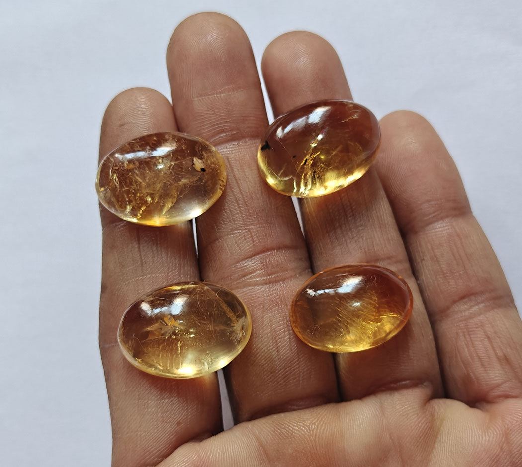 Citrine Oval Shape Loose Gemstone Handmade