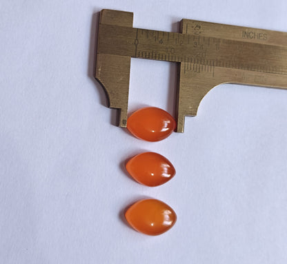 Carnelian Marquise Shape Loose Gemstone Handmade