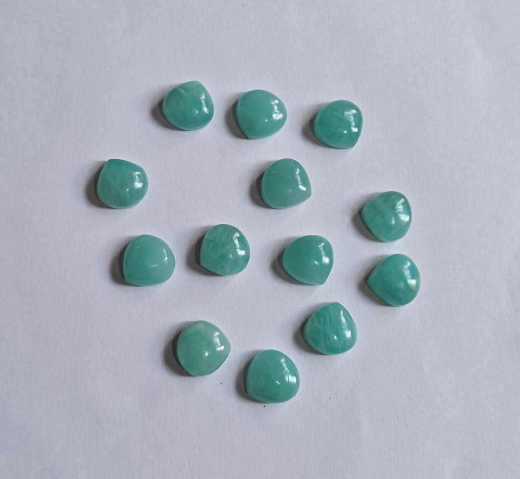 Amazonite Drop Shape Loose Gemstone Handmade