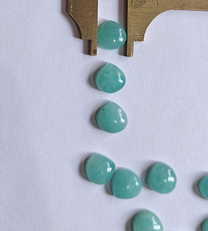 Amazonite Drop Shape Loose Gemstone Handmade