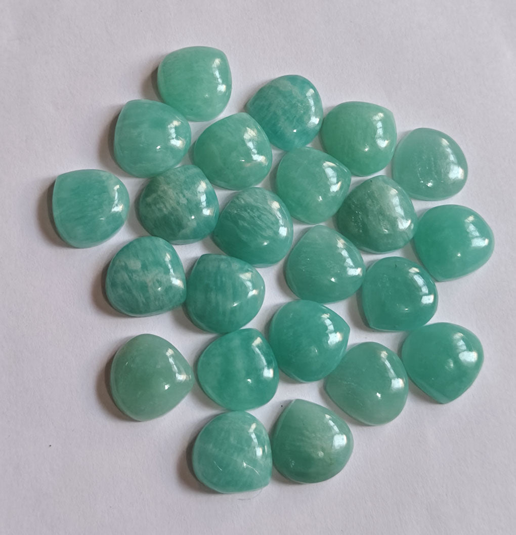 Amazonite Drop Shape Loose Gemstone Handmade