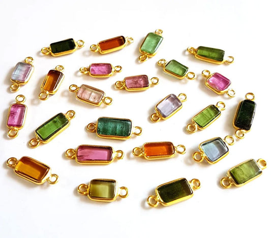 DIY Jewelry Findings – Brass Pendant Connector with Hydro Quartz