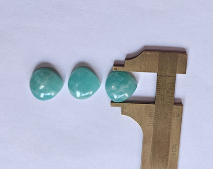 Amazonite Drop Shape Loose Gemstone Handmade