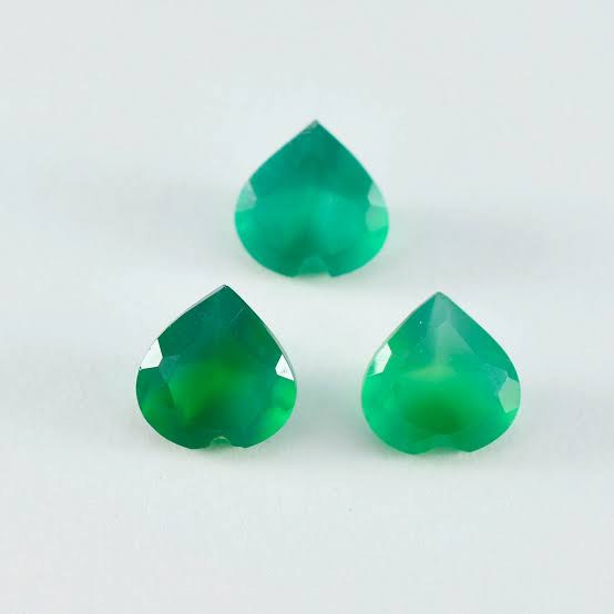 Green Onyx Round Cut Gemstone for Jewelry