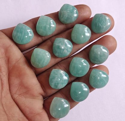 Amazonite Drop Shape Loose Gemstone Handmade