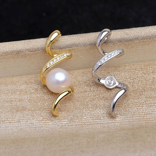 Crafted By Hand White Pearl Necklace 5MM | Bezel Set Jewelry