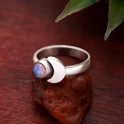 Natural Irani Turquoise Ring 6MM | 925 Silver Bezel Set