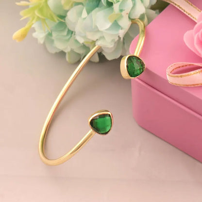 Adjustable Handmade Brass Bangle | Unique Artisan Design