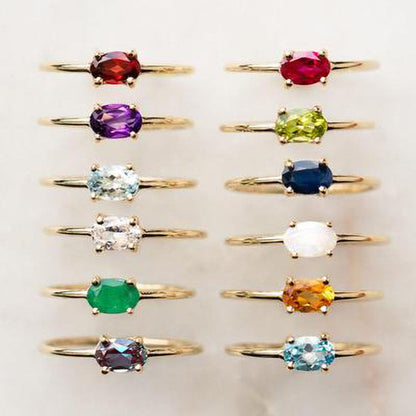 8X10mm Oval Shaped Multi Color Hydro Quartz Crystal Gemstone 925 Sterling Silver Gold Plated Ring Crafted By Hand Jewelry Fine Ring Prong Setting For Anniversary Gift's Women or Men Jewelry For Her