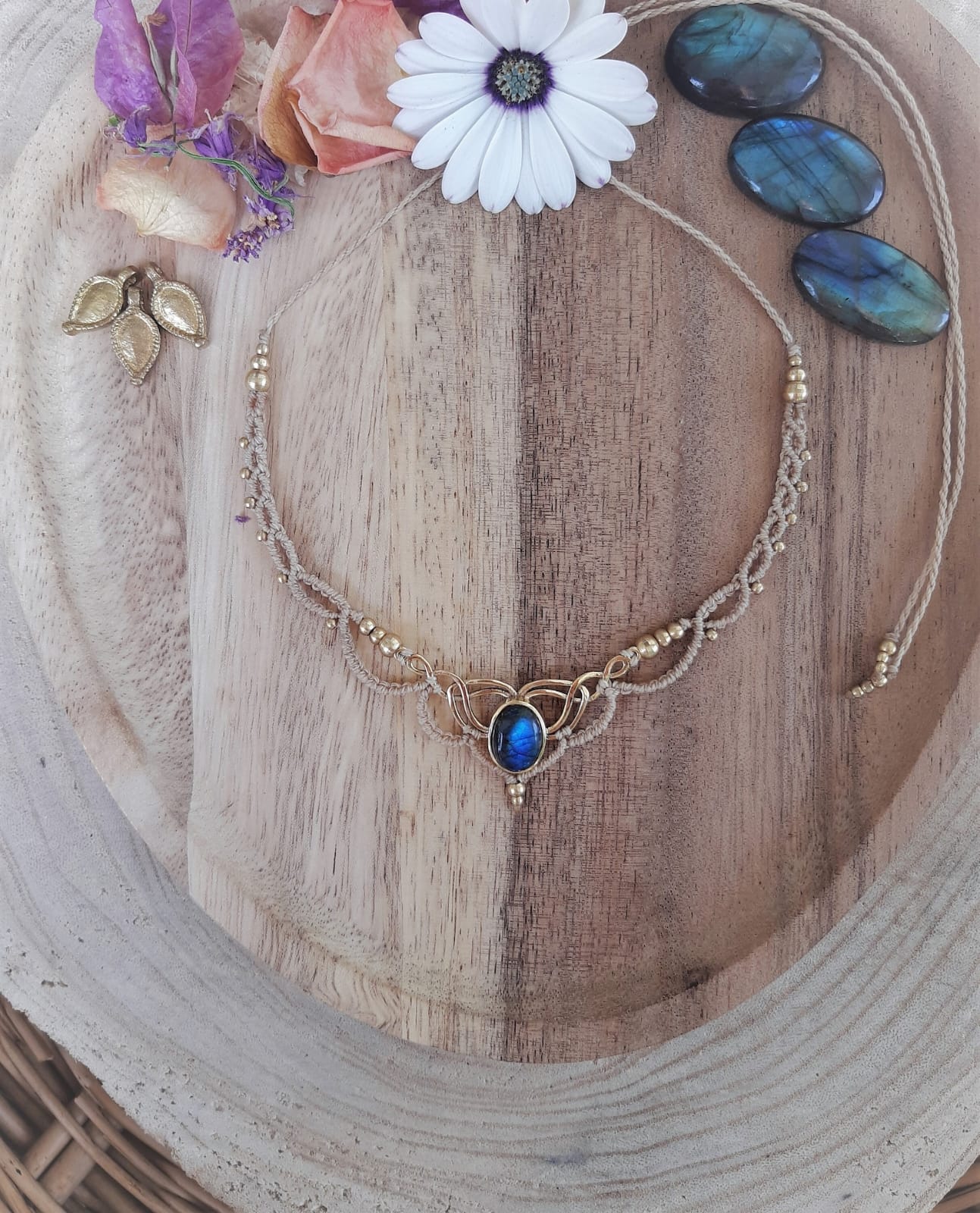 Handcrafted Macrame Gemstone Necklaces | Hari Om Creations