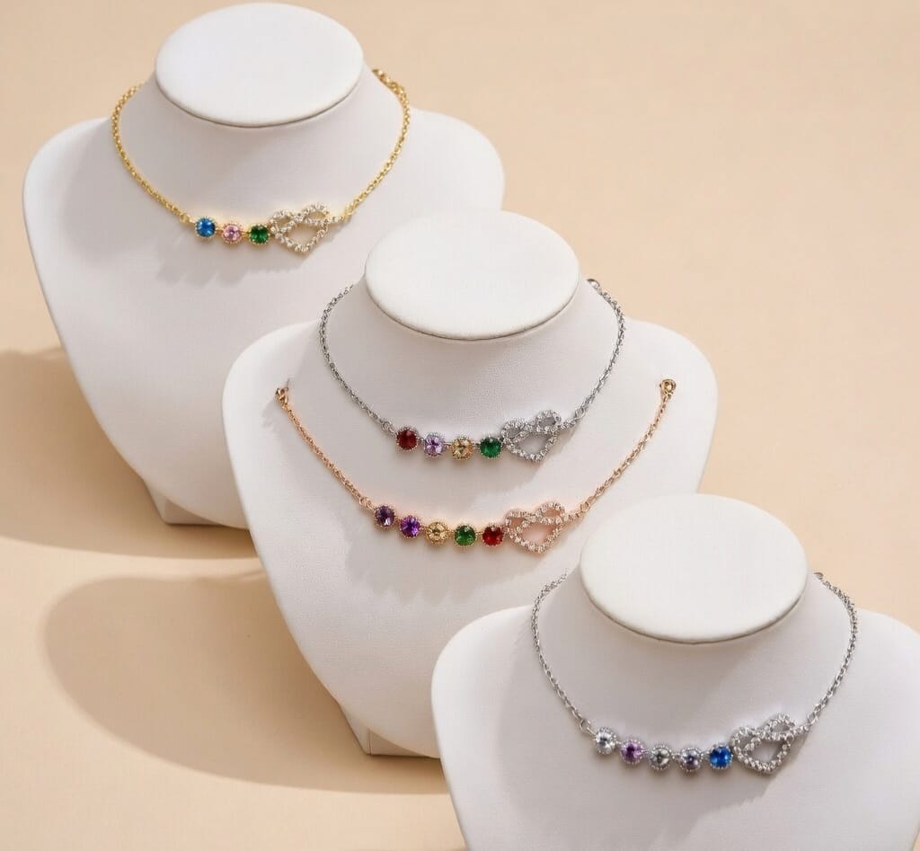 Handcrafted Heart Bracelets & Gemstone Pendants | Hari Om Creations