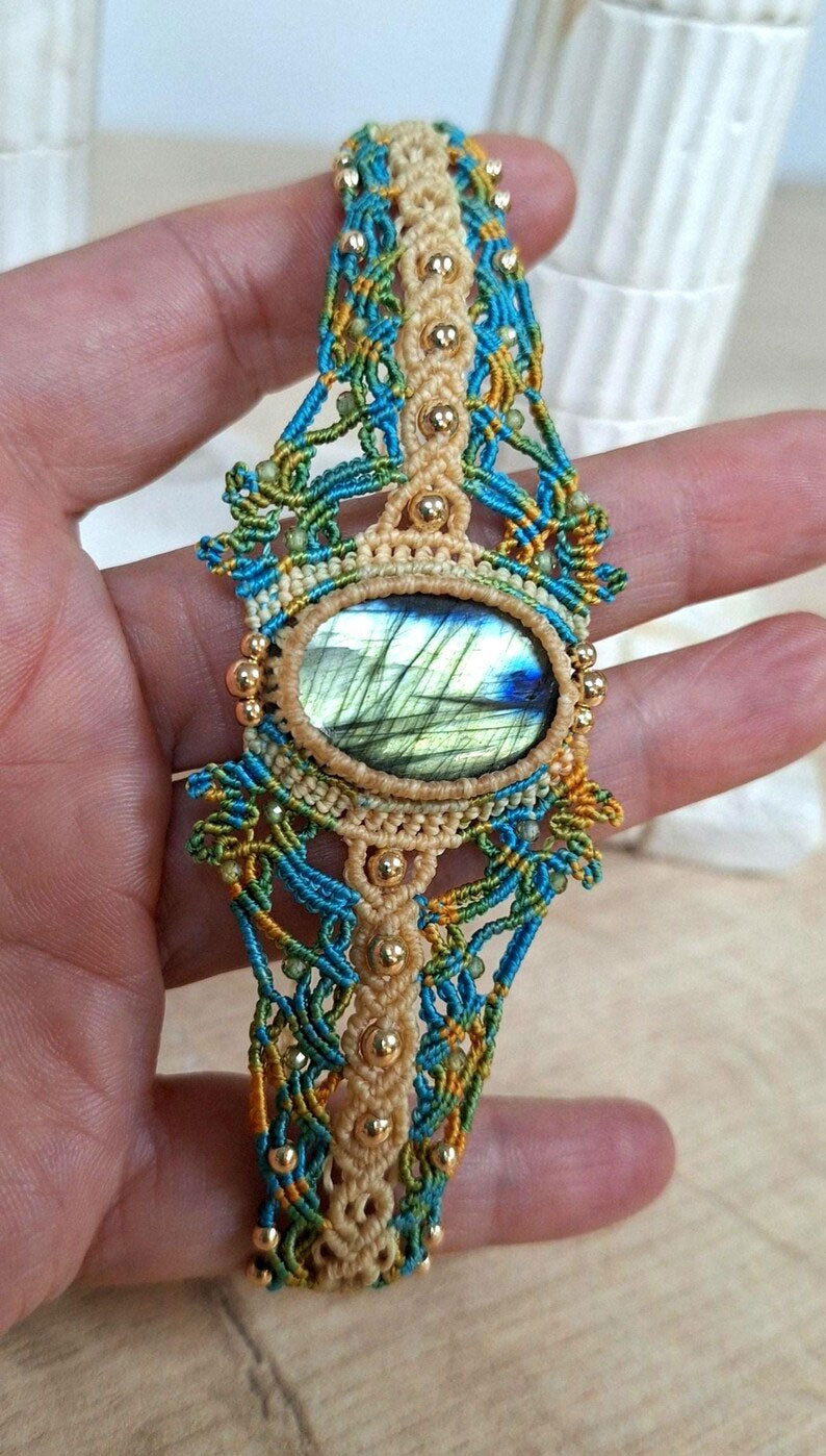 Macrame Jewelry Collections | Handmade Gemstone Bracelets