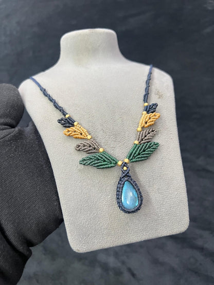 Artisan Macrame Necklaces & Labradorite Jewelry | Hari Om Creations