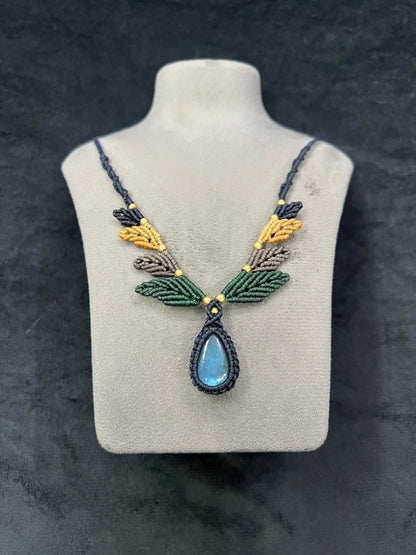 Artisan Macrame Necklaces & Labradorite Jewelry | Hari Om Creations