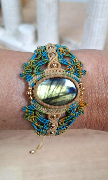 Macrame Jewelry Collections | Handmade Gemstone Bracelets