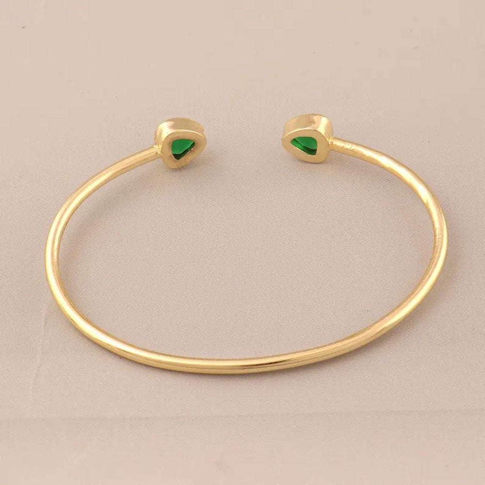 Adjustable Handmade Brass Bangle | Unique Artisan Design