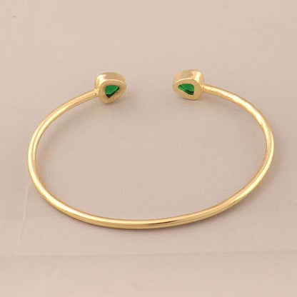 Adjustable Handmade Brass Bangle | Unique Artisan Design