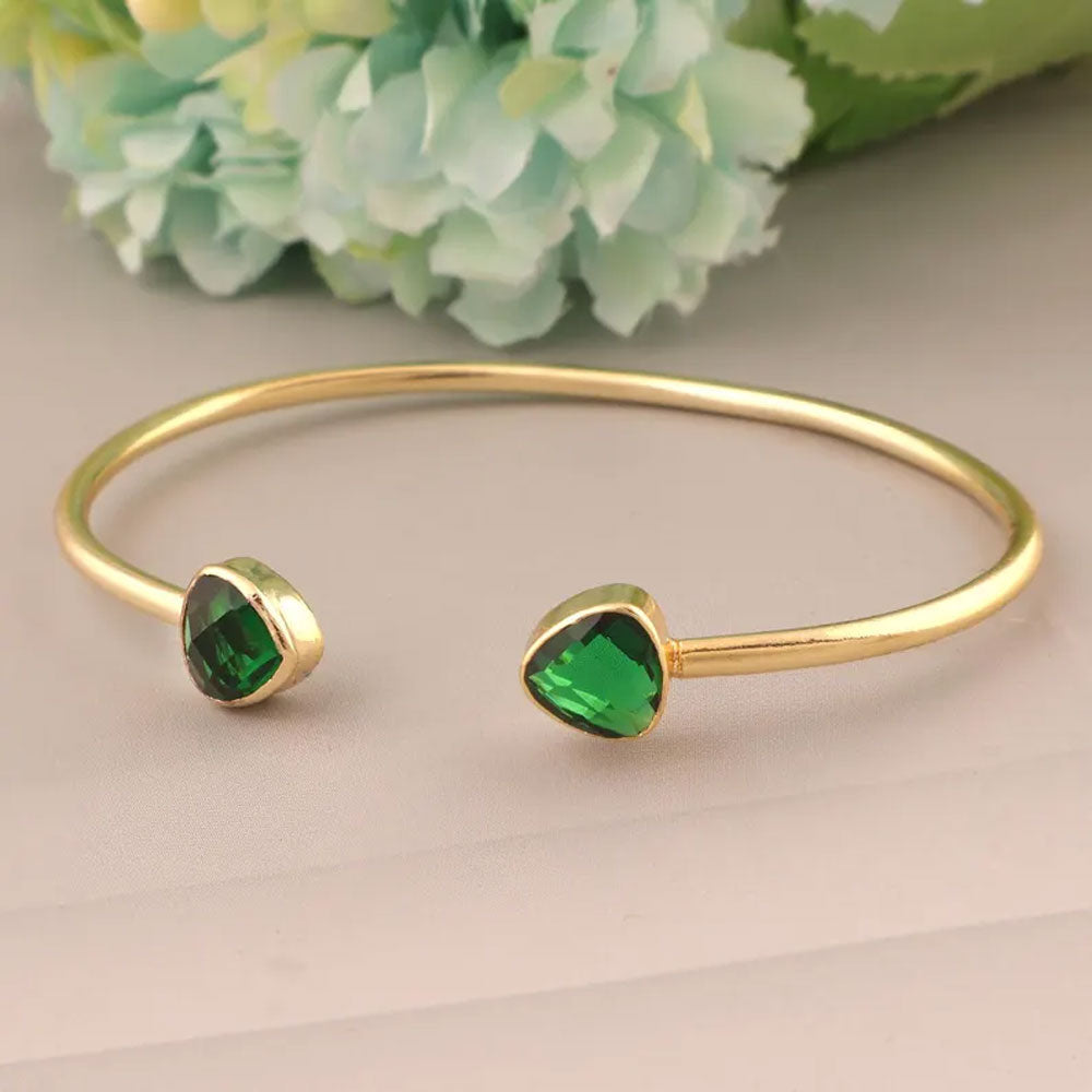 Adjustable Handmade Brass Bangle | Unique Artisan Design