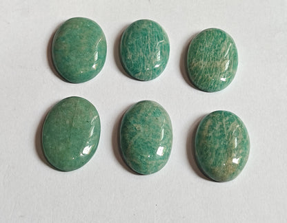 20To25MM Amazonite Loose Gemstone Oval Shape Handmade Natural Stone Making For Jewelry