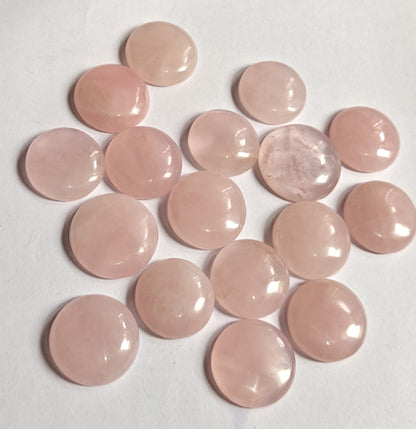 Trendy 2025 20To25MM Rose Quartz Loose Gemstone Round Shape Handmade Natural Stone Making For Jewelry